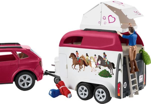 Produktbild: schleich&reg; Horse Club 42535 Abenteuer mit Auto und Pferdeanh&auml;nger