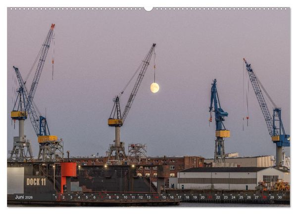 Produktbild: Hamburg - Die Weltstadt an der Waterkant (hochwertiger Premium Wandkalender 2026 DIN A2 quer), Kunstdruck in Hochglanz