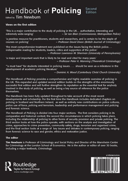 Produktbild: Handbook of Policing