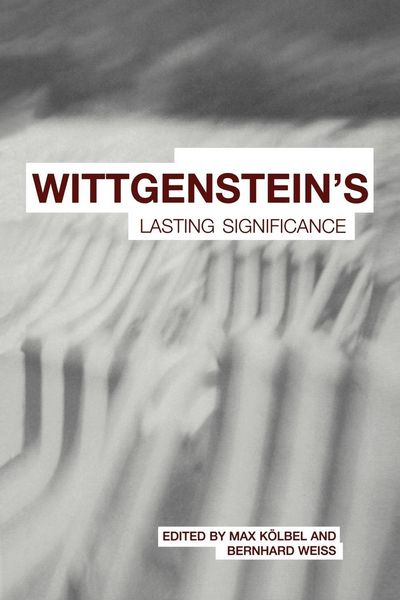 Produktbild: Wittgenstein's Lasting Significance