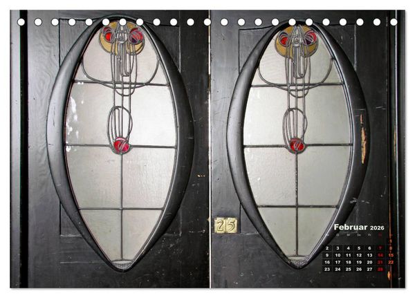 Produktbild: ArtDeco by Charles Rennie Mackintosh (Tischkalender 2026 DIN A5 quer), CALVENDO Monatskalender