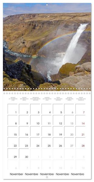 Produktbild: COLOURS OF ICELAND (Wall Calendar 2027 12 &times; 12 Inch) CALVENDO 12 Month Wall Calendar