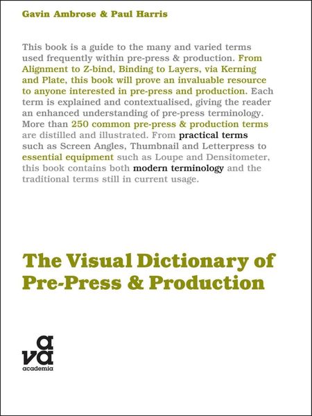 Produktbild: The Visual Dictionary of Pre-press and Production