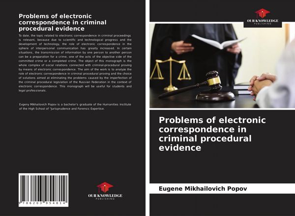 Produktbild: Problems of electronic correspondence in criminal procedural evidence