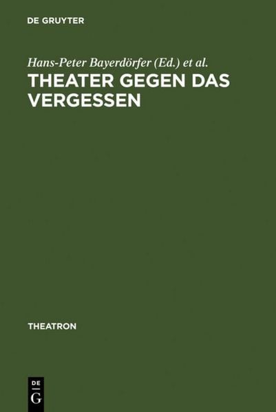 Produktbild: Theater gegen das Vergessen