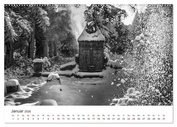 Produktbild: Wachgek&uuml;sst - Vom Zauber der Vergangenheit - S&uuml;dwestkirchhof Stahnsdorf (Wandkalender 2026 DIN A2 quer), CALVENDO Monatskalender