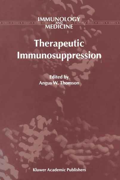Produktbild: Therapeutic Immunosuppression