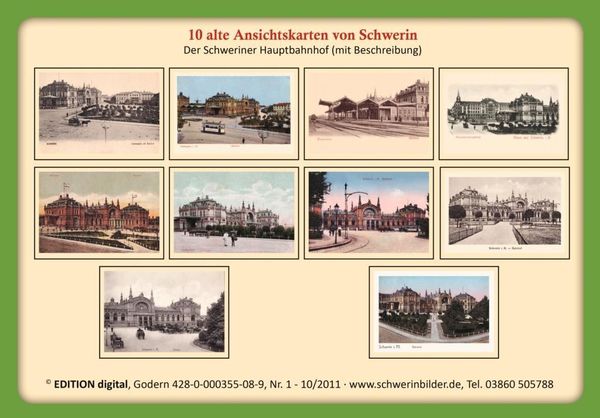 Produktbild: 10 alte Ansichtskarten von Schwerin