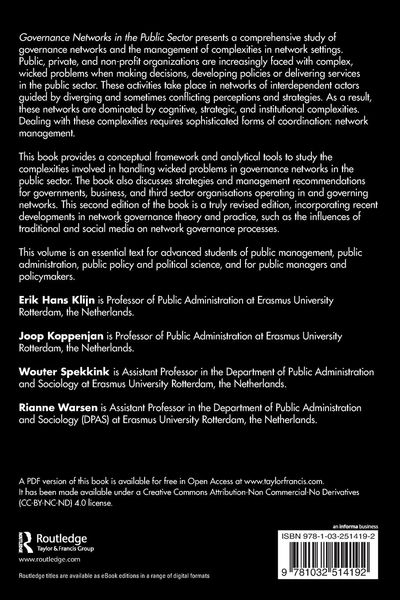 Produktbild: Governance Networks in the Public Sector
