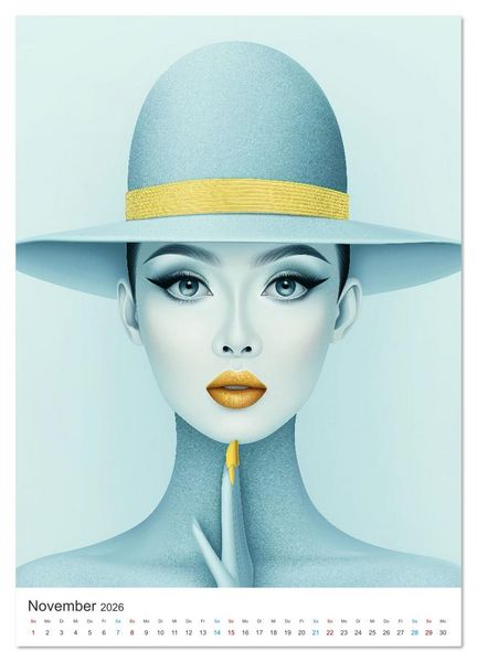 Produktbild: Fashion im Pop-Art (hochwertiger Premium Wandkalender 2026 DIN A2 hoch), Kunstdruck in Hochglanz