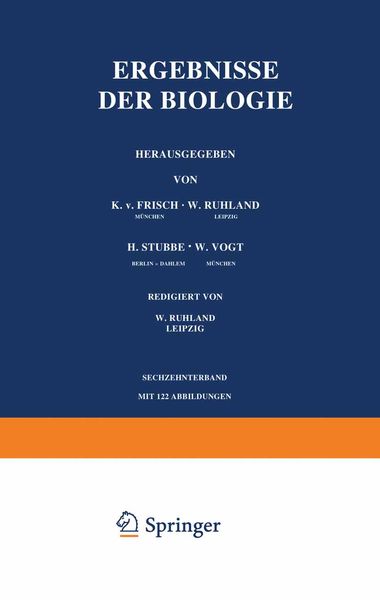 Produktbild: Ergebnisse der Biologie