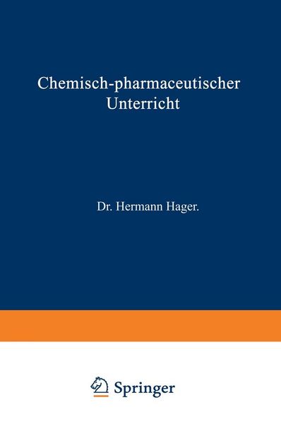 Produktbild: Chemisch-pharmaceutischer Unterricht