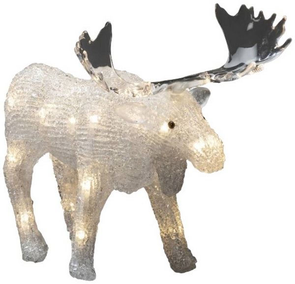 Produktbild: Konstsmide 6225-103 Acryl-Figur Elch Warmwei&szlig; LED Warmwei&szlig;