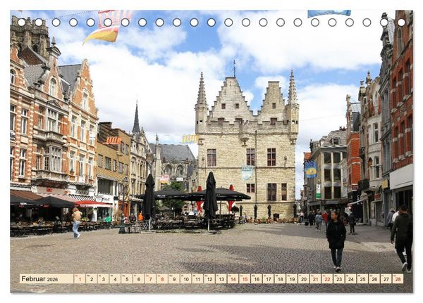 Produktbild: Das belgische Mecheln (Tischkalender 2026 DIN A5 quer), CALVENDO Monatskalender