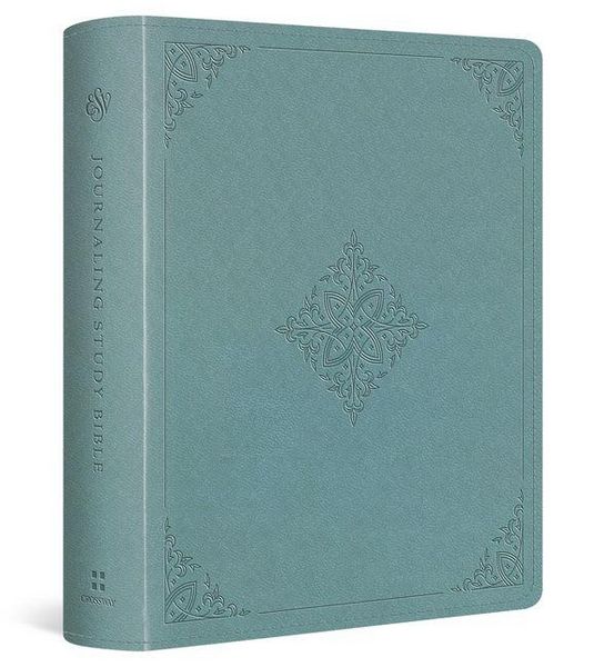 Produktbild: ESV Journaling Study Bible (Trutone Over Board, Paris Sky, Fleur-De-Lis Design)
