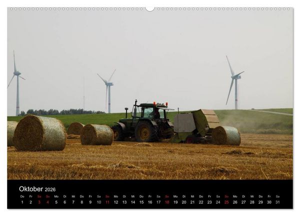 Produktbild: Trecker & Co. bei der Arbeit - Landwirtschaft in Ostfriesland (Wandkalender 2026 DIN A2 quer), CALVENDO Monatskalender