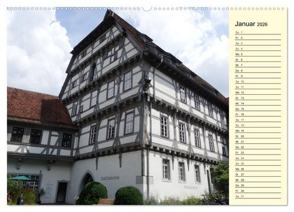 Produktbild: Unterwegs in Schw&auml;bisch Gm&uuml;nd (hochwertiger Premium Wandkalender 2026 DIN A2 quer), Kunstdruck in Hochglanz