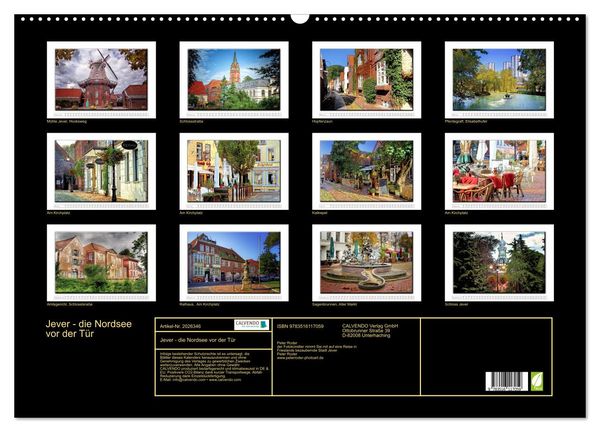 Produktbild: Jever - die Nordsee vor der T&uuml;r (Wandkalender 2026 DIN A2 quer), CALVENDO Monatskalender