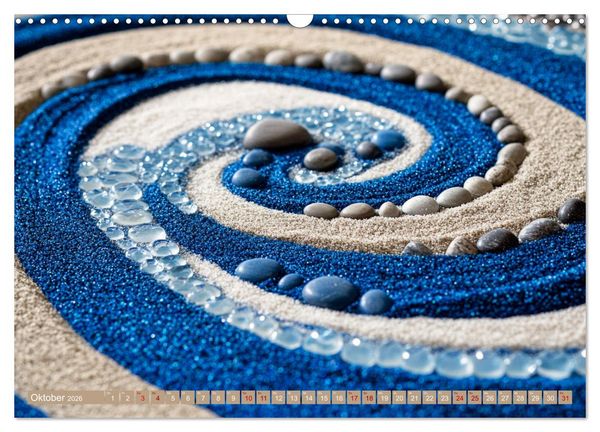 Produktbild: Farbenfrohe Wege zur Stille des Zen (Wandkalender 2026 DIN A3 quer), CALVENDO Monatskalender