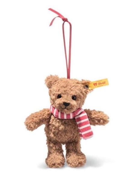 Steiff 114274 - Ben Teddybär Ornament, Weihnachten, Plüsch, 12 cm