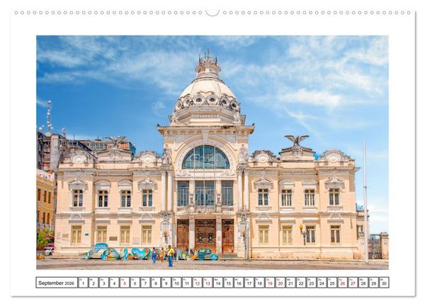 Produktbild: Brasiliens K&uuml;stenst&auml;dte - Rio de Janeiro, Olinda und Salvador de Bahia (Wandkalender 2026 DIN A2 quer), CALVENDO Monatskalender