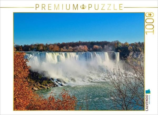 Produktbild: CALVENDO Puzzle Niagaraf&auml;lle - American Falls und Horseshoe Fall | 1000 Teile Lege-Gr&ouml;&szlig;e 64x48cm Foto-Puzzle f&uuml;r gl&uuml;ckliche Stunden