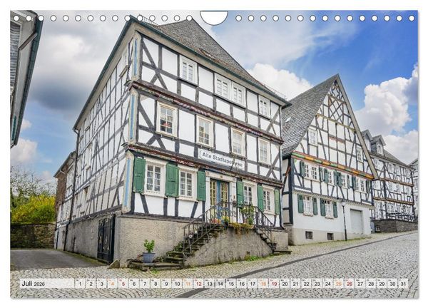 Produktbild: Freudenberg Impressionen (Wandkalender 2026 DIN A4 quer), CALVENDO Monatskalender