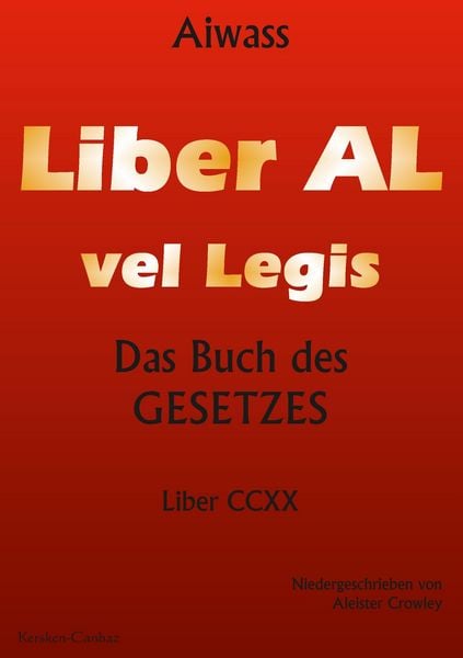 Produktbild: Liber Al vel Legis