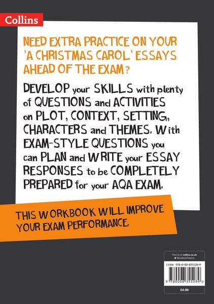 Produktbild: A Christmas Carol: AQA GCSE 9-1 English Literature Workbook