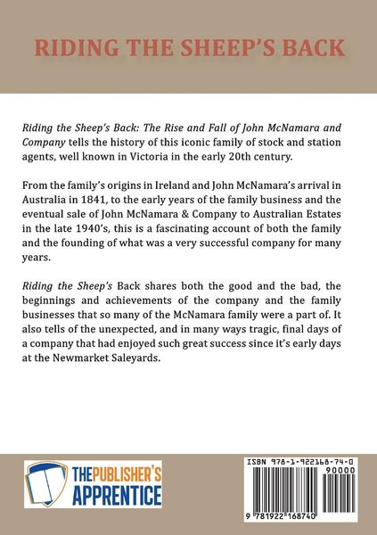 Produktbild: Riding the Sheep's Back: The Rise and Fall of John McNamara and Company