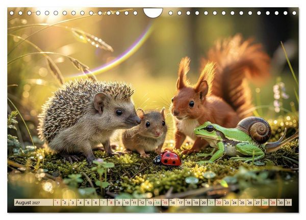 Produktbild: Tiere im Gegenlicht (Wandkalender 2027 DIN A4 quer), CALVENDO Monatskalender
