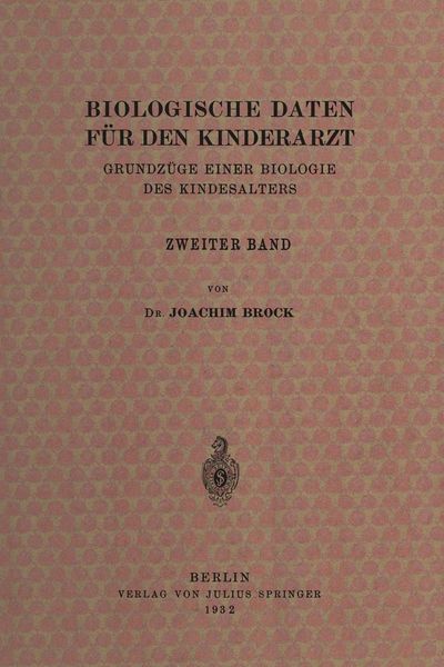 Produktbild: Biologische Daten f&uuml;r den Kinderarzt