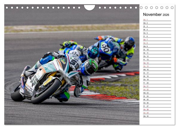 Produktbild: Faszination Superbikes (Wandkalender 2026 DIN A4 quer), CALVENDO Monatskalender