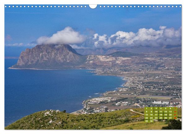 Produktbild: Sizilien &ndash; von Cefal&ugrave; bis Trapani (Wandkalender 2026 DIN A3 quer), CALVENDO Monatskalender