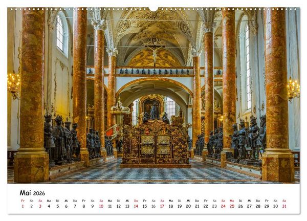 Produktbild: Gr&uuml;&szlig;e aus Innsbruck (Wandkalender 2026 DIN A2 quer), CALVENDO Monatskalender