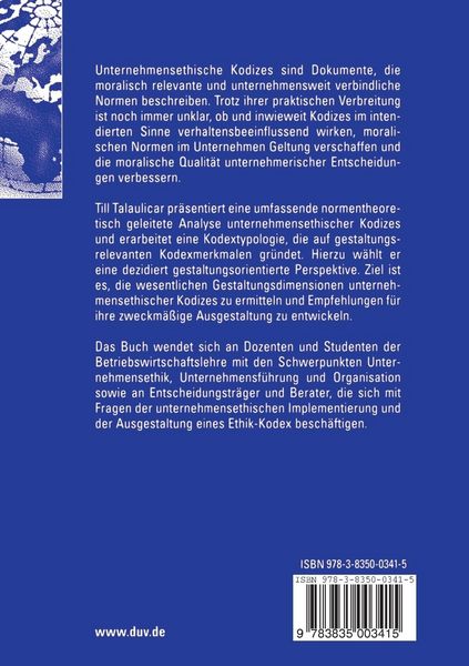 Produktbild: Unternehmenskodizes