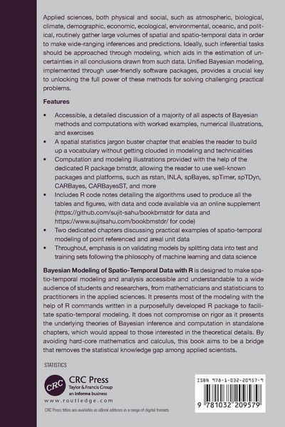 Produktbild: Bayesian Modeling of Spatio-Temporal Data with R