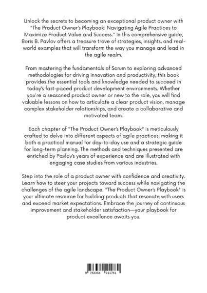 Produktbild: The Product Owner&rsquo;s Playbook