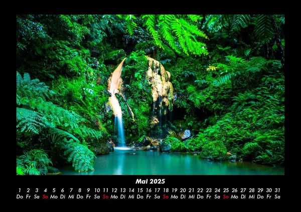 Produktbild: Wasserf&auml;lle 2025 Fotokalender DIN A3
