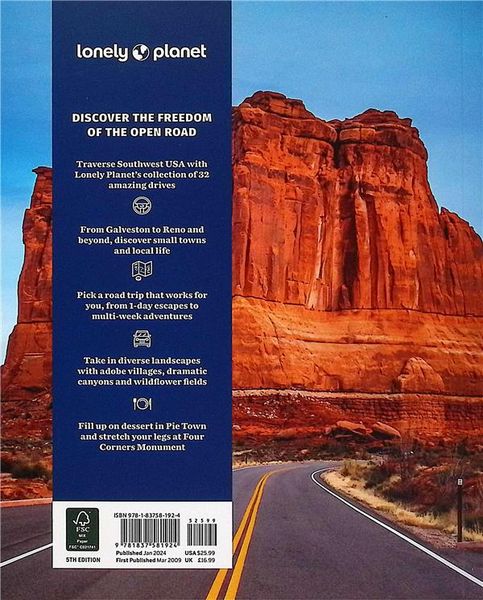 Produktbild: Lonely Planet Best Road Trips Southwest USA