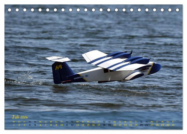 Produktbild: Abenteuer Wasserflug (Tischkalender 2026 DIN A5 quer), CALVENDO Monatskalender