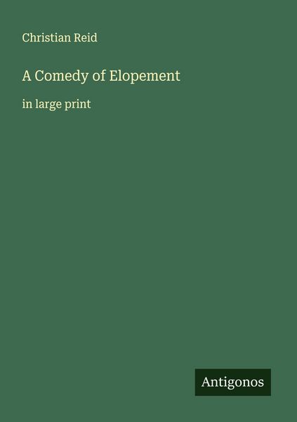 Produktbild: A Comedy of Elopement