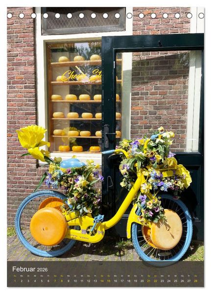 Produktbild: Sch&ouml;nes Amsterdam (Tischkalender 2026 DIN A5 hoch), CALVENDO Monatskalender