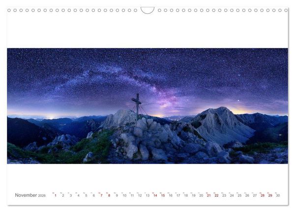 Produktbild: BergBlicke! (Wandkalender 2026 DIN A3 quer), CALVENDO Monatskalender
