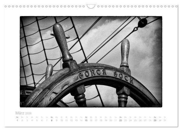 Produktbild: Gorch Fock - zeitlose Eindr&uuml;cke (Wandkalender 2026 DIN A3 quer), CALVENDO Monatskalender