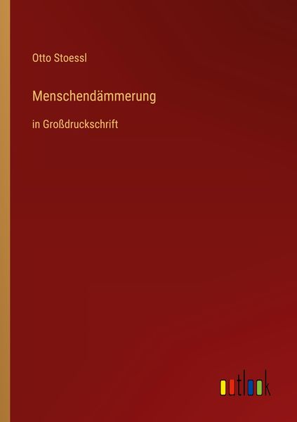 Produktbild: Menschend&auml;mmerung