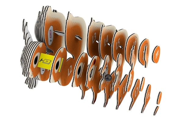 Produktbild: EUGY - 3D Bastelset Eichh&ouml;rnchen