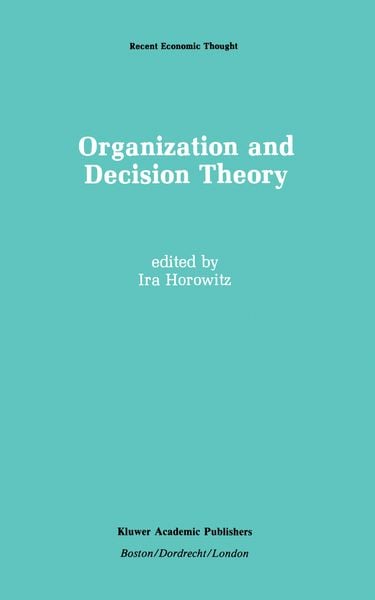 Produktbild: Organization and Decision Theory