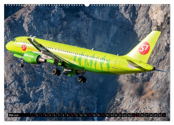 Produktbild: Flugzeugkalender (Wandkalender 2026 DIN A2 quer), CALVENDO Monatskalender