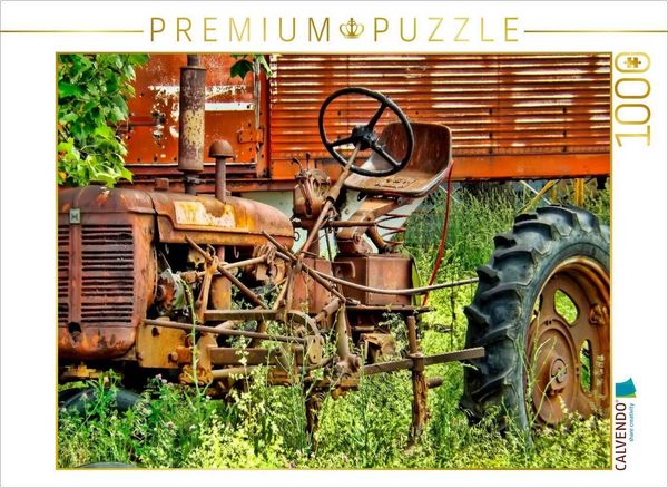CALVENDO Puzzle Ein Motiv aus dem Kalender Traktoren - game over | 1000 Teile Lege-Größe 64x48cm Foto-Puzzle für glückliche Stunden, Sonstige von ,